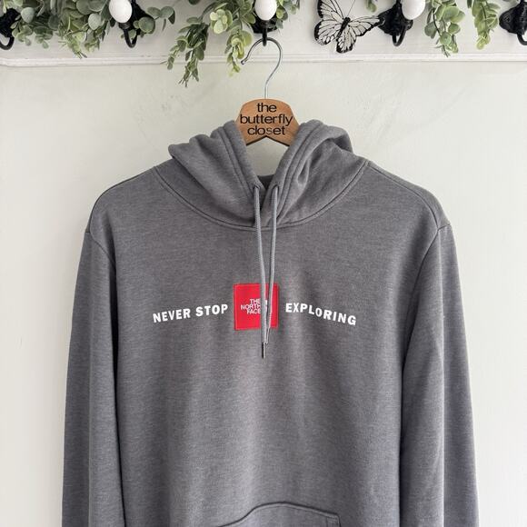 Men’s The North Face Grey Hoodie Large AS - Picture 2 of 4